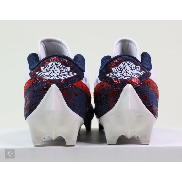Size 10.5 Jordan 1 Low Vapor Edge Howard Player Edition Nike Football Cleats New main image 6